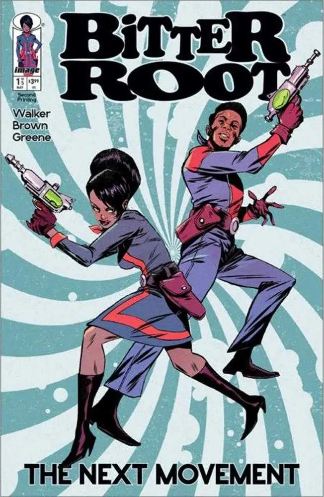 Bitter Root comic book cover 2nd print featuring Civil Rights themes and vibrant art