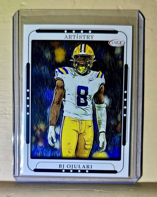 BJ Ojulari 2023 SAGE NFL Artistry Football #13 Card - Football Card Single