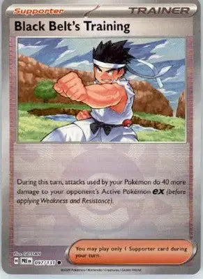 Black Belt’s Training - Poke Ball - SV: Prismatic Evolutions - 097/131 - Holo NM - Pokémon Card Single