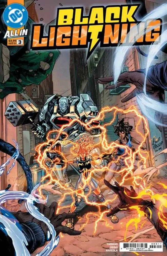 Black Lightning #3 Cover A Fico Ossio - Back Issues