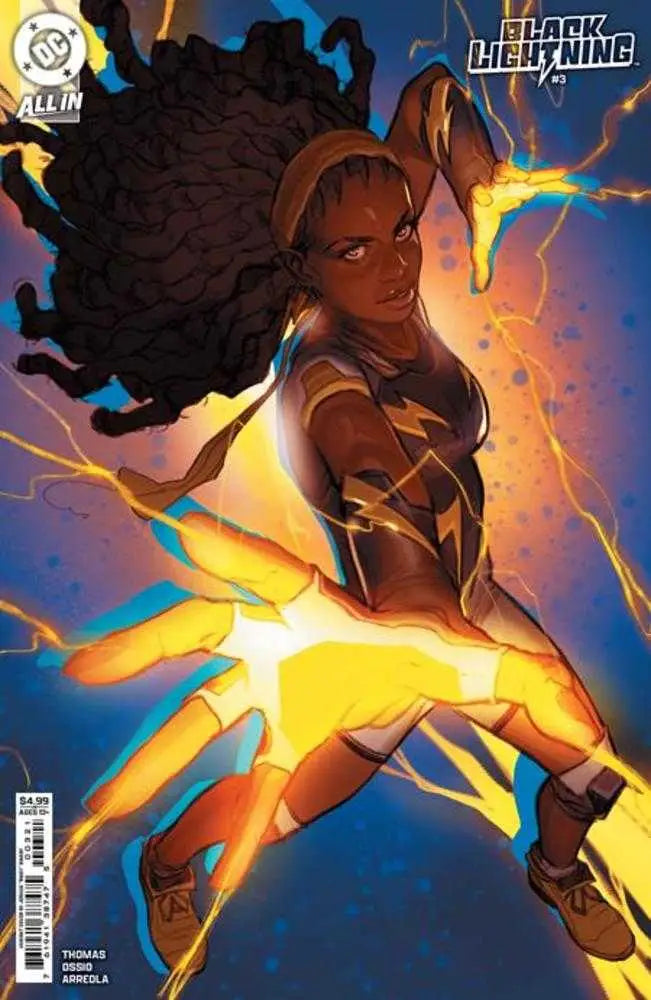 Black Lightning comic book Cover B Joshua Sway Swaby variant front view