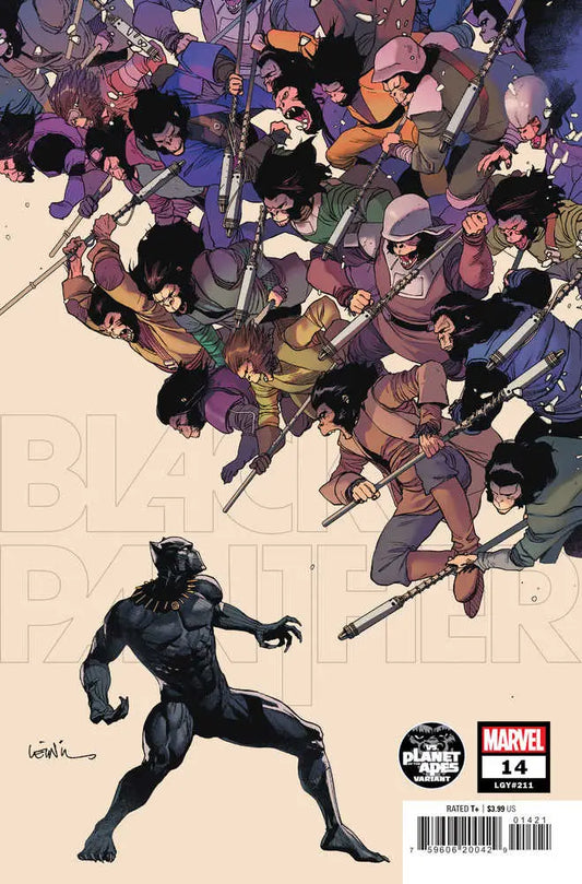 Black Panther #14 Yu Planet Of The Apes Variant - Back Issues