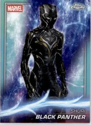 Black Panther - 2025 Topps Chrome Marvel Studios - #140 - Rainbow Refractor - Marvel Card Single