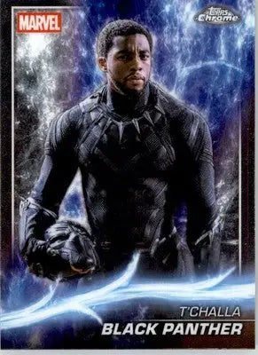 Black Panther - 2025 Topps Chrome Marvel Studios - #79 - Non_sport - Marvel Card Single