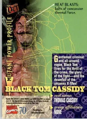 Black Tom Cassidy - 1994 Ultra X-Men - #70 - Non_sport - Non-Sports Card Single