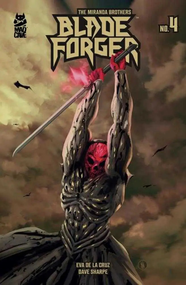 Blade Forger comic book featuring crimson mask and the fourth ring art style