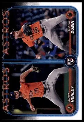 Blair Henley / Shawn Dubin RCOM RC 2024 Topps Update #US252 Houston Astros - Baseball Card Single