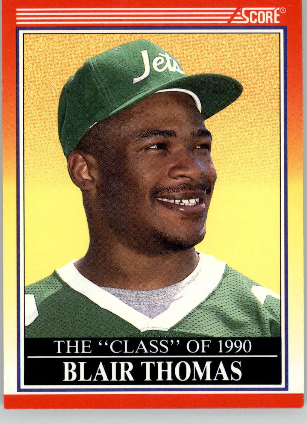 Blair Thomas - 1990 Score - #608 - Football - Football Card Single