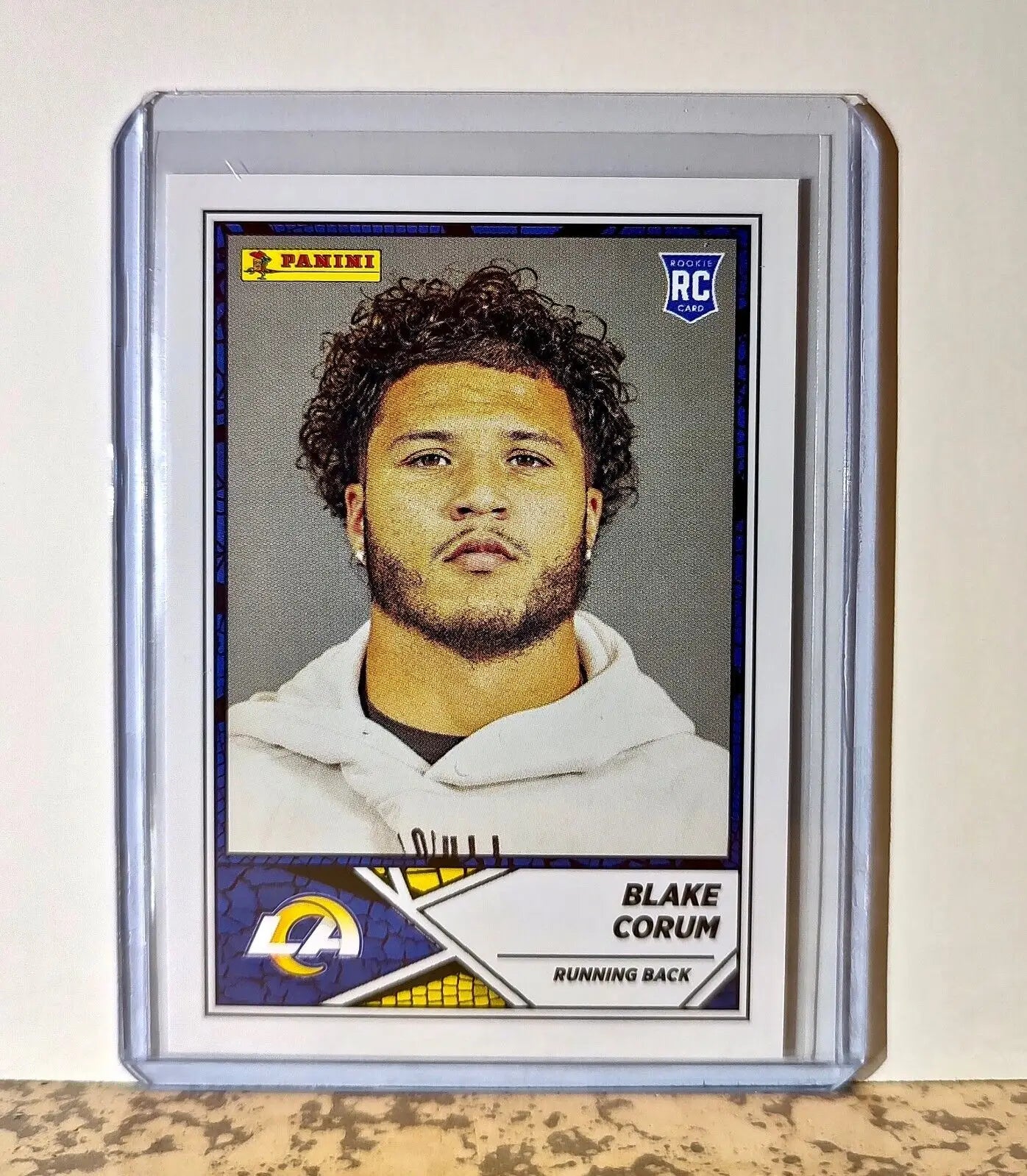 Blake Corum 2024 Panini NFL #95 Rookie Sticker Card Los Angeles Rams - Football Card Single