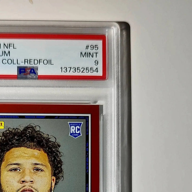 Blake Corum 2024 Panini Sticker Collection 127/299 #95 Red Foil PSA 10 Gem Mint - Other