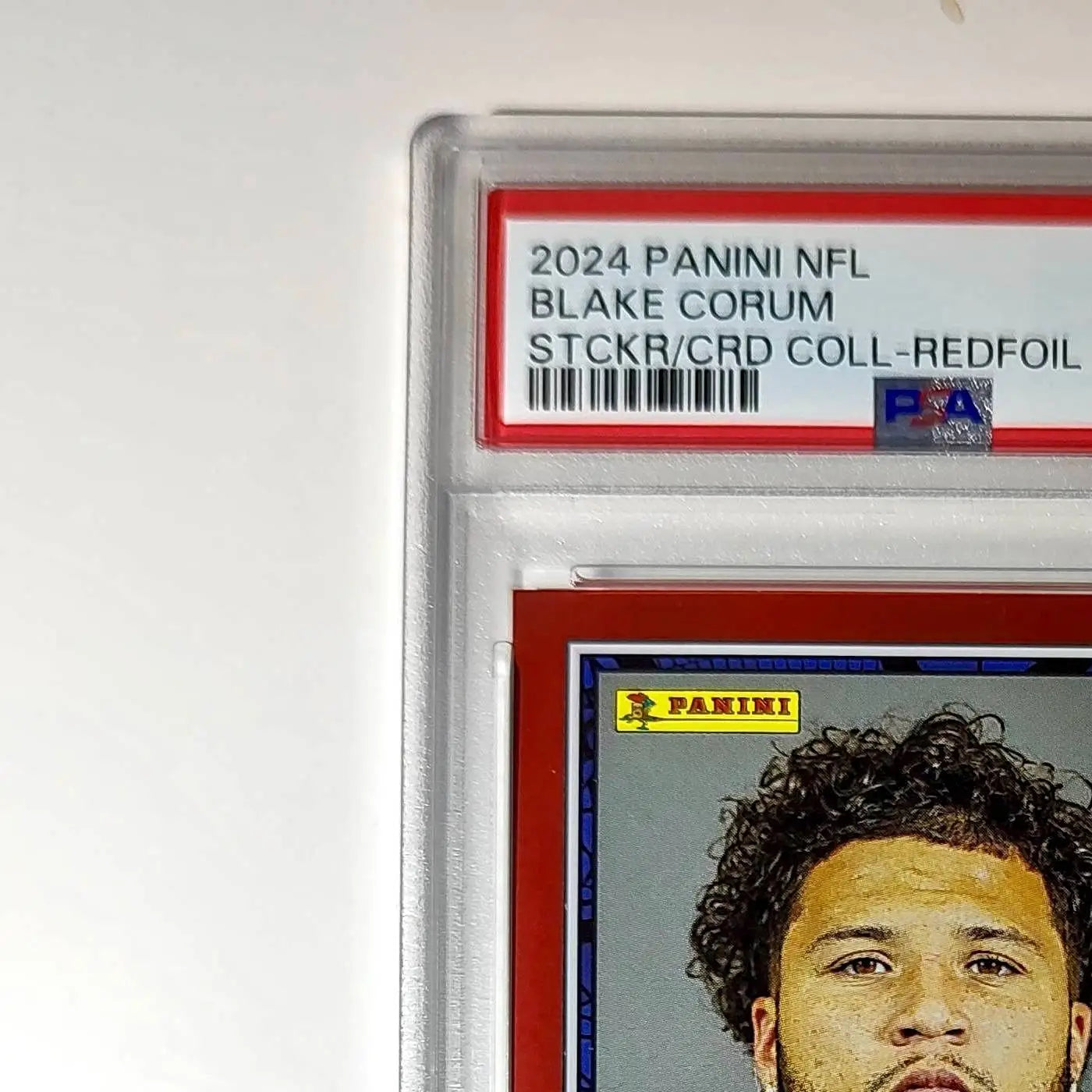 Blake Corum 2024 Panini Sticker Collection 127/299 #95 Red Foil PSA 10 Gem Mint - Other