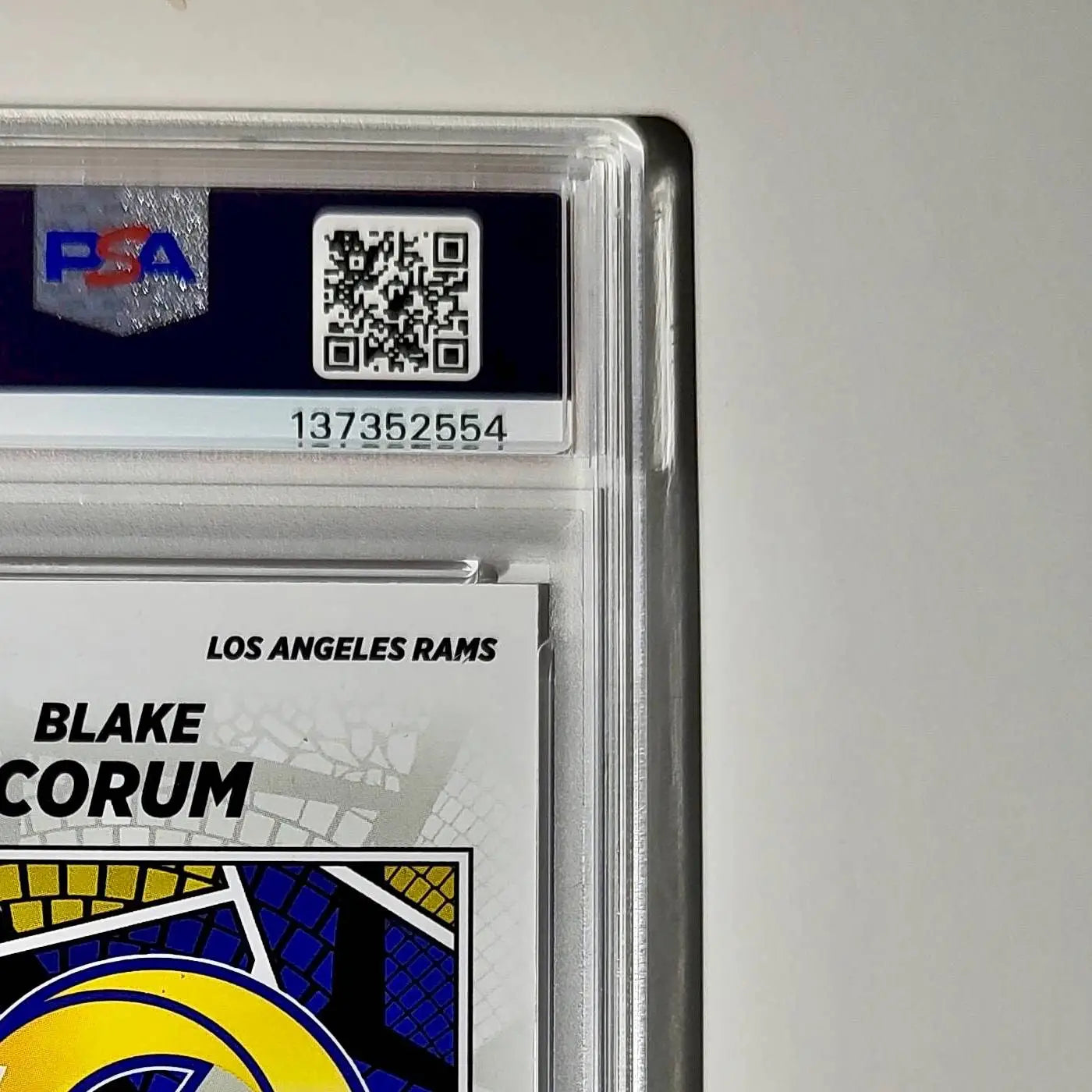 Blake Corum 2024 Panini Sticker Collection 127/299 #95 Red Foil PSA 10 Gem Mint - Other
