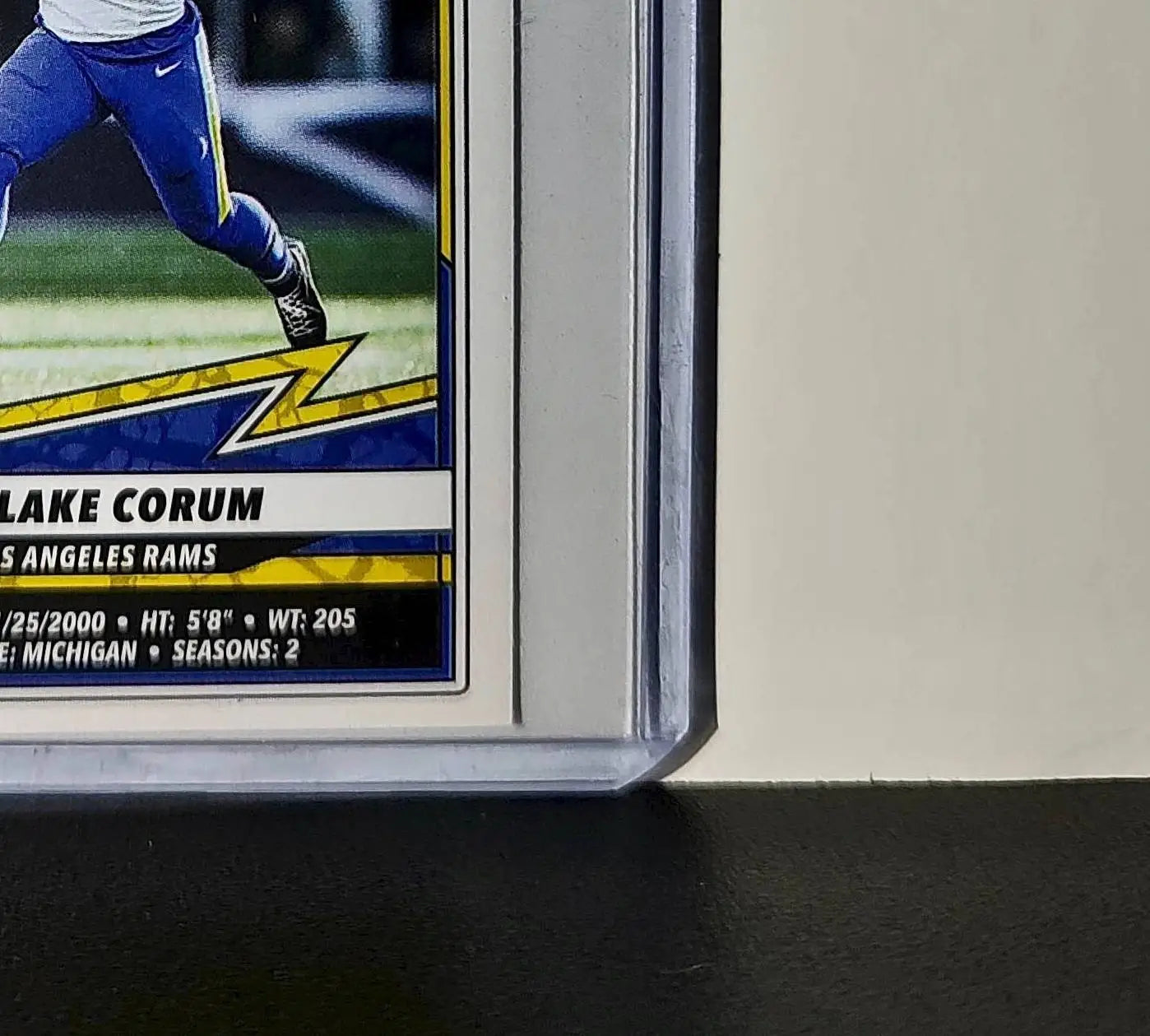 Blake Corum 2025 Panini NFL #506 Sticker Los Angeles Rams