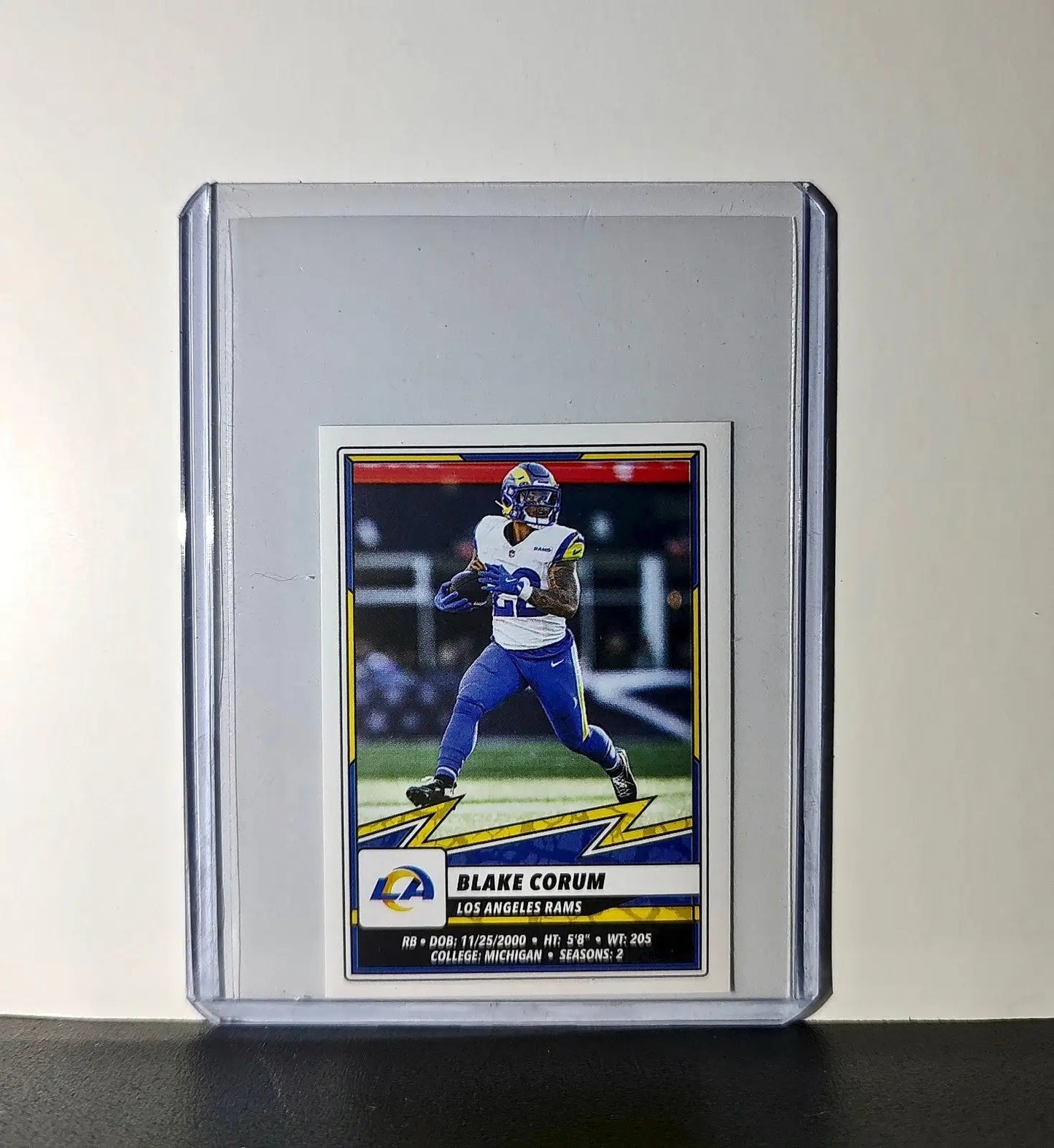 Blake Corum 2025 Panini NFL #506 Sticker Los Angeles Rams