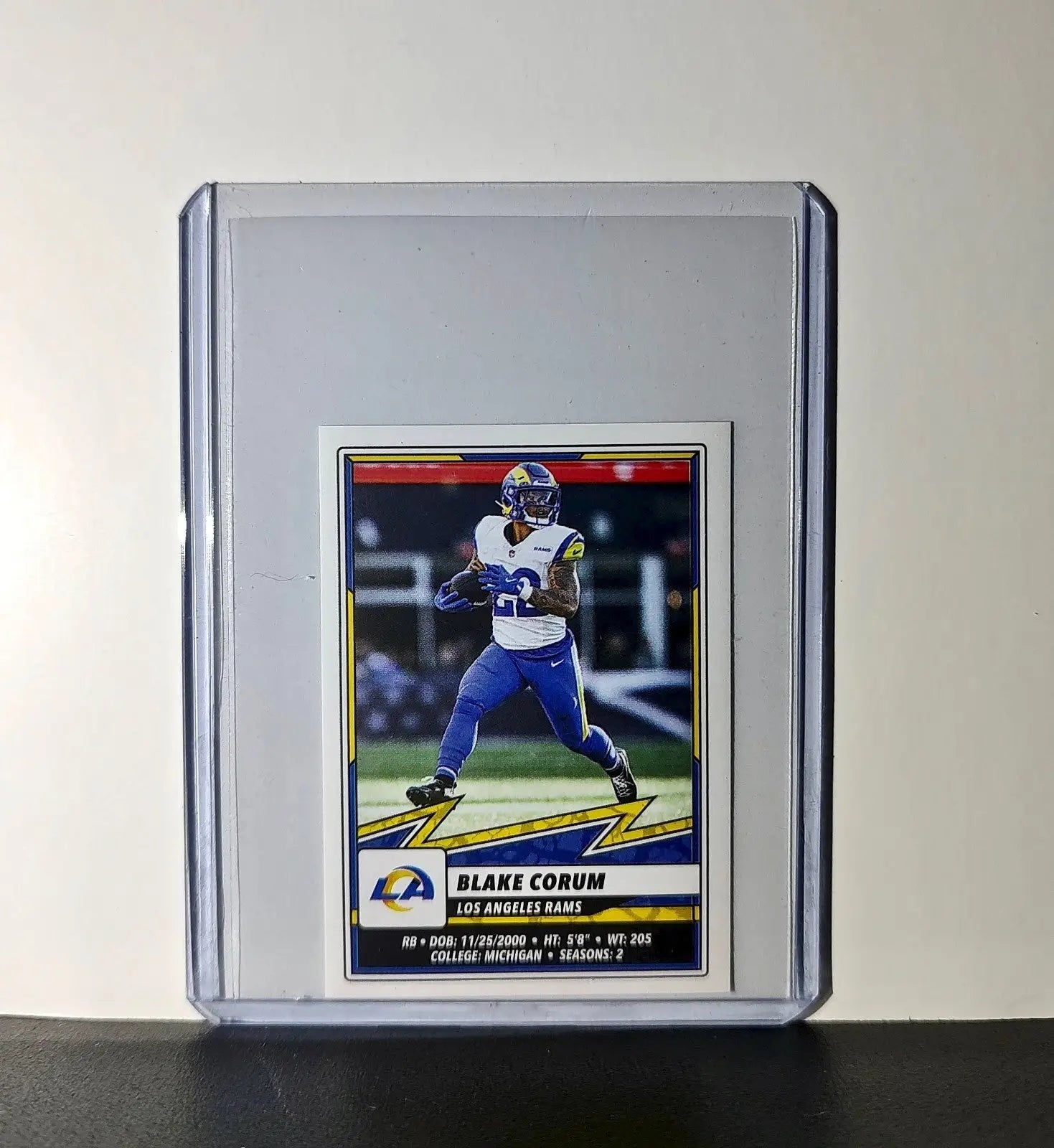 Blake Corum 2025 Panini NFL #506 Sticker Los Angeles Rams