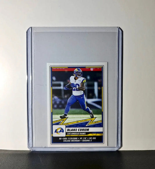 Blake Corum 2025 Panini NFL #506 Sticker Los Angeles Rams - Football Card Single