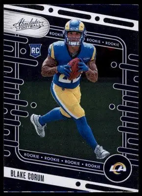 Blake Corum Rookie 2024 Panini Absolute Retail #168 Los Angeles Rams - Football Card Single