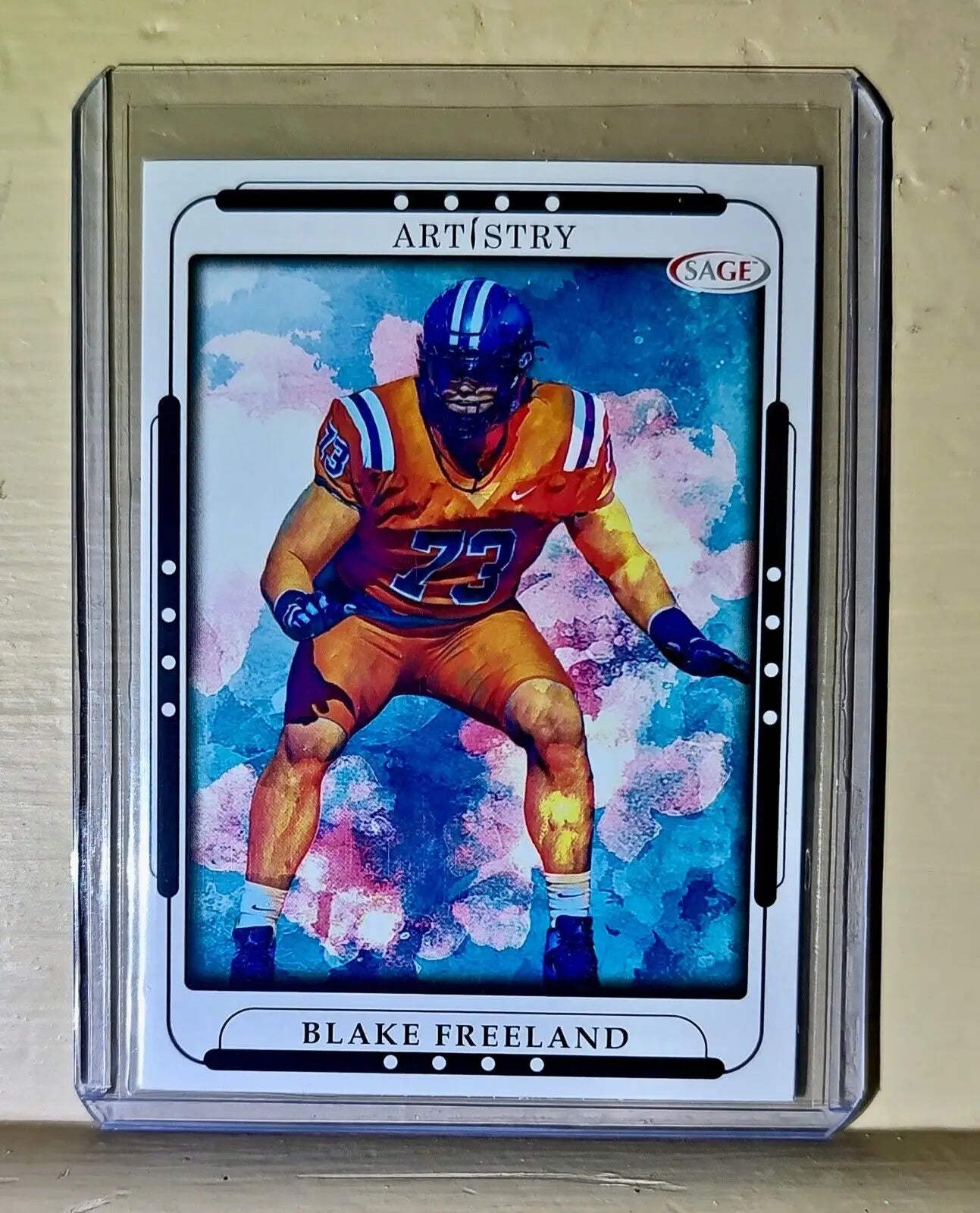 Blake Freland 2023 SAGE NFL Artistry Football #11 Card - Football Card Single