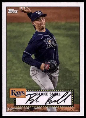 Blake Snell 2021 Topps 1952 Topps Redux #T52-36 Tampa Bay Rays - Baseball Card Single
