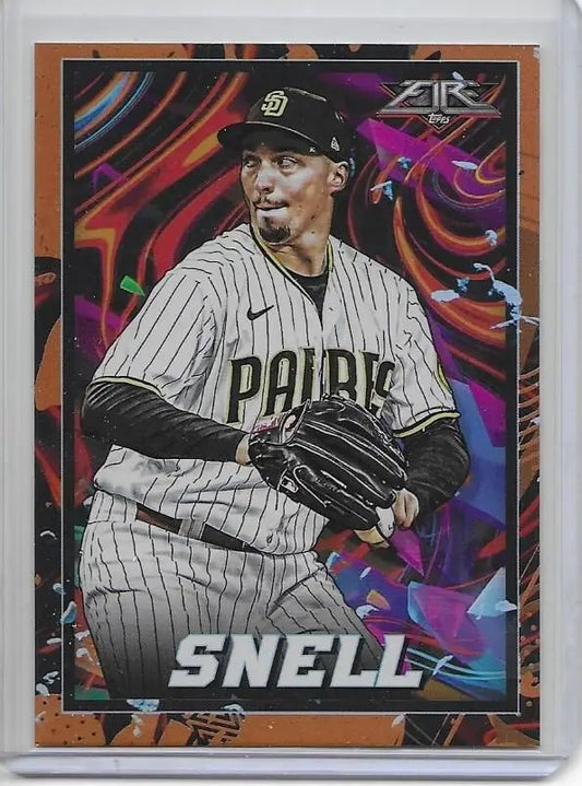 BLAKE SNELL 2022 TOPPS FIRE ORANGE 065/299 PADRES #157 (003) - Baseball Card Single