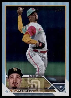 Blake Snell 2023 Topps Rainbow Foil #208 San Diego Padres - Baseball Card Single