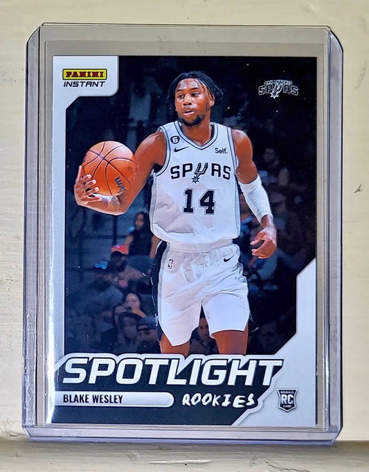 Blake Wesley 2022-23 Panini NBA #25 Spotlight Rookies Card 1/965 - Basketball Card Single