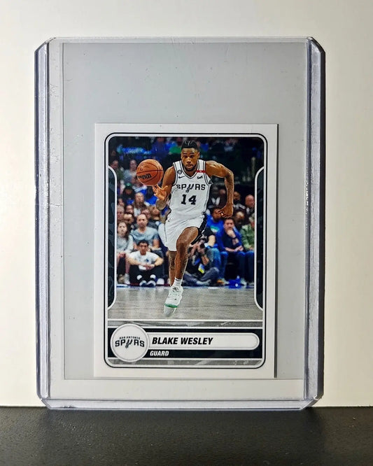 Blake Wesley 2023-24 Panini NBA #475 Sticker San Antonio Spurs - Basketball Card Single