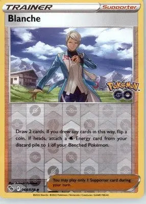 Blanche - Pokemon GO - Reverse Holo LP - #064/078 - Pokémon Card Single