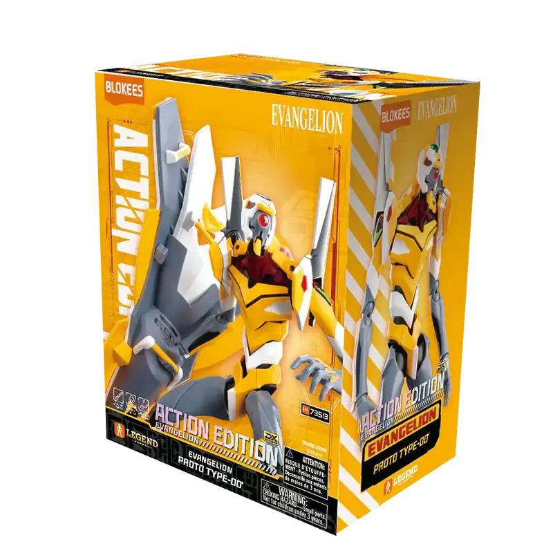 Blokees Evangelion Action Edition Model Kit - Unit 00 - Action Figure & Toy