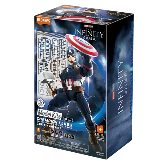 Blokees Marvel Champion Class Model Kit - Captain America - Collectibles