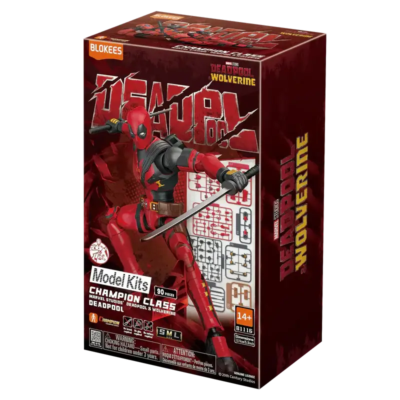 Blokees Marvel Champion Class Model Kit - Deadpool - Collectibles