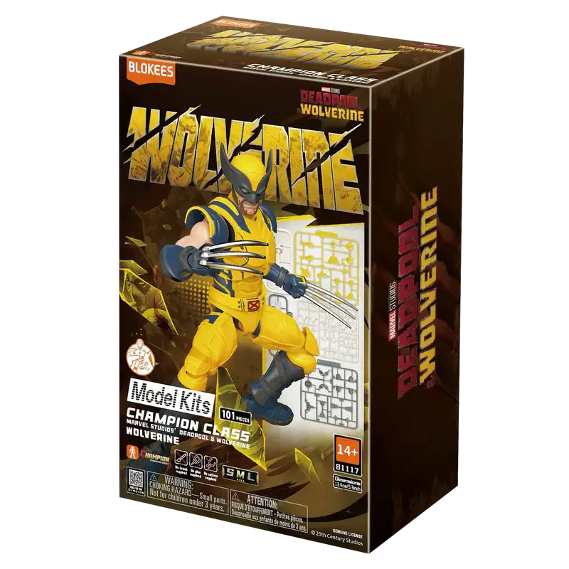 Blokees Marvel Champion Class Model Kit - Wolverine - Collectibles