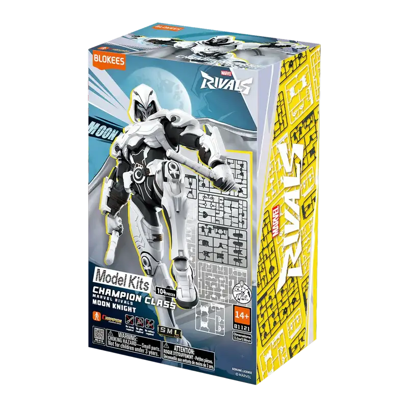 Blokees Marvel Rivals Champion Class Model Kit - Moon Knight - Other Toys - Action Figure