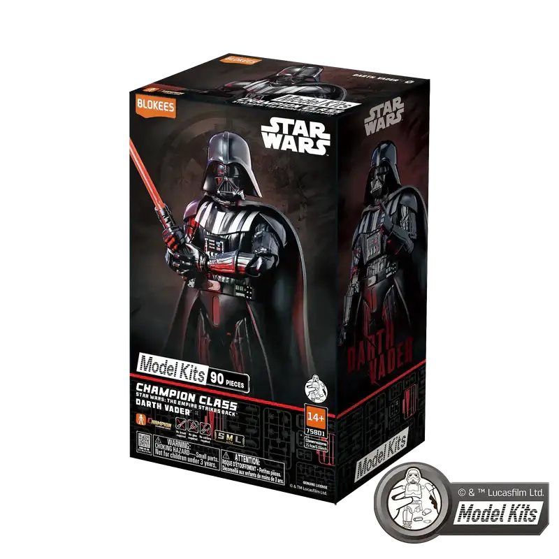 Blokees Star Wars Champion Class Model Kit - Darth Vader - Entertainment Memorabilia