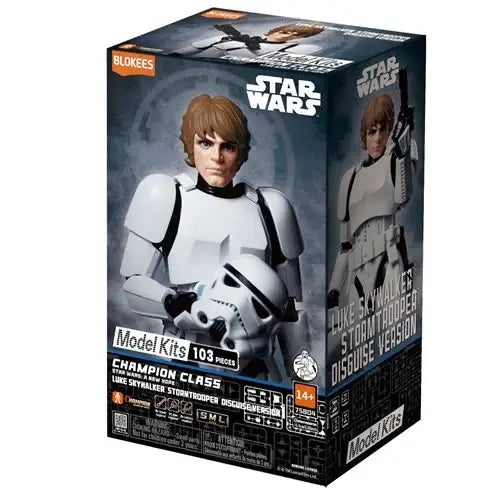 Blokees Star Wars Champion Class Model Kit - Luke Skywalker (Stormtrooper Disguise) - Collectibles