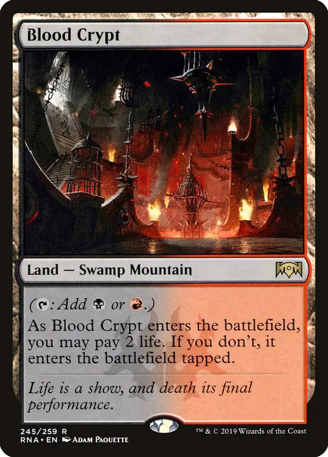 Blood Crypt [Ravnica Allegiance] - Magic Card Single