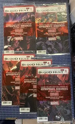 Blood Hunt Red Band #1 2 3 4 5 (Of 5) 1st Print Set LOT Bagged Sealed 2024 - Comic Book