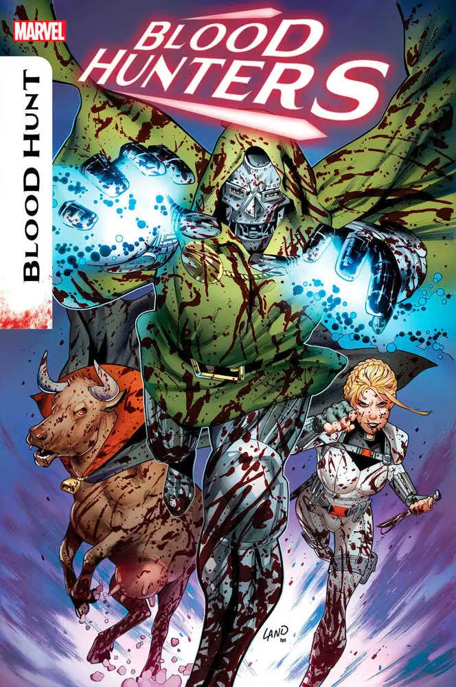 Comic book cover for Marvel’s Blood Hunters #3 with supernatural creatures and action