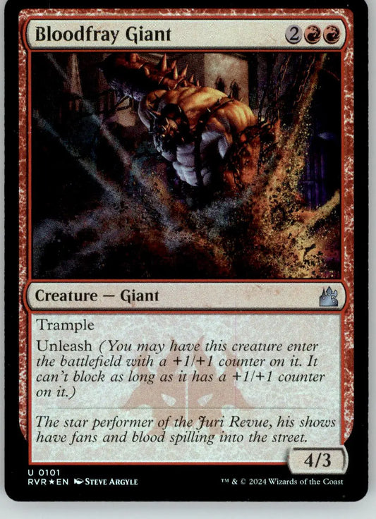 Bloodfray Giant - Ravnica Remastered - 101 - Foil NM Magic: The Gathering - Magic Card Single