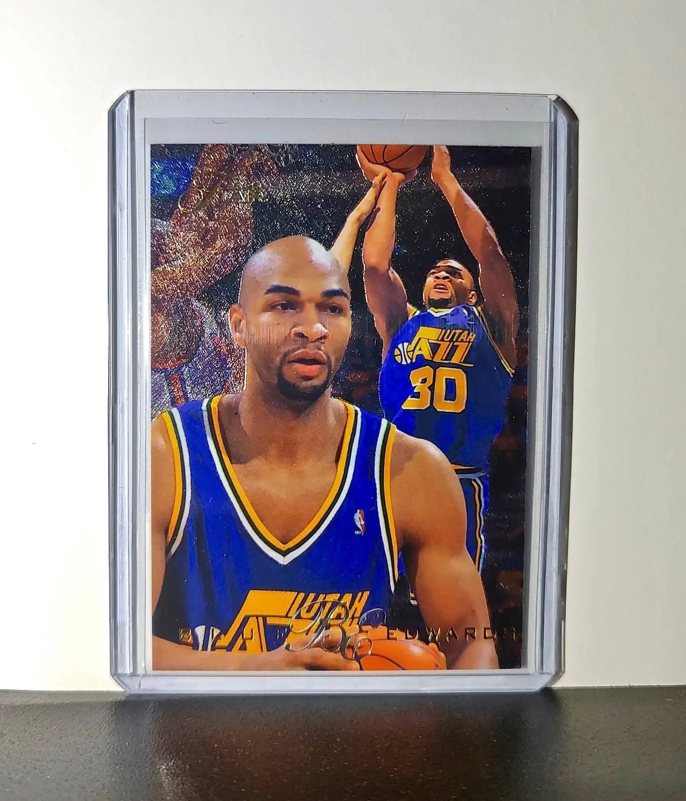 Blue Edwards 1995-96 Flair NBA #142 Card Vancouver Grizzlies - Basketball Card Single
