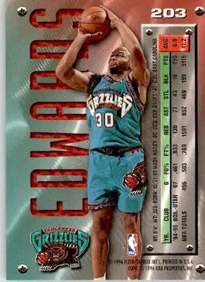 Blue Edwards - 1995-96 Metal - #203 - Basketball - Basketball Card Single