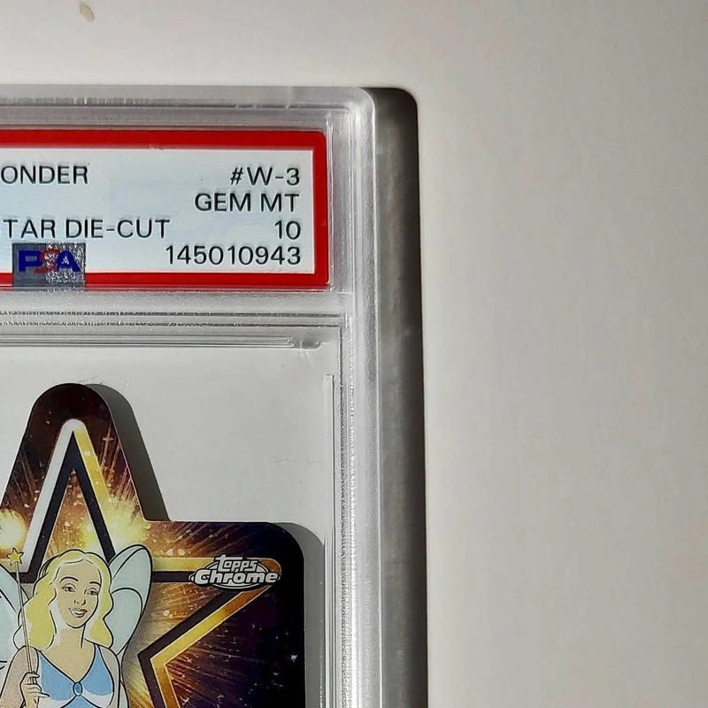 Blue Fairy 2025 Topps Chrome Disney #W-3 Wish Upon A Star Die Cut PSA 10 - Non-Sports Card Single