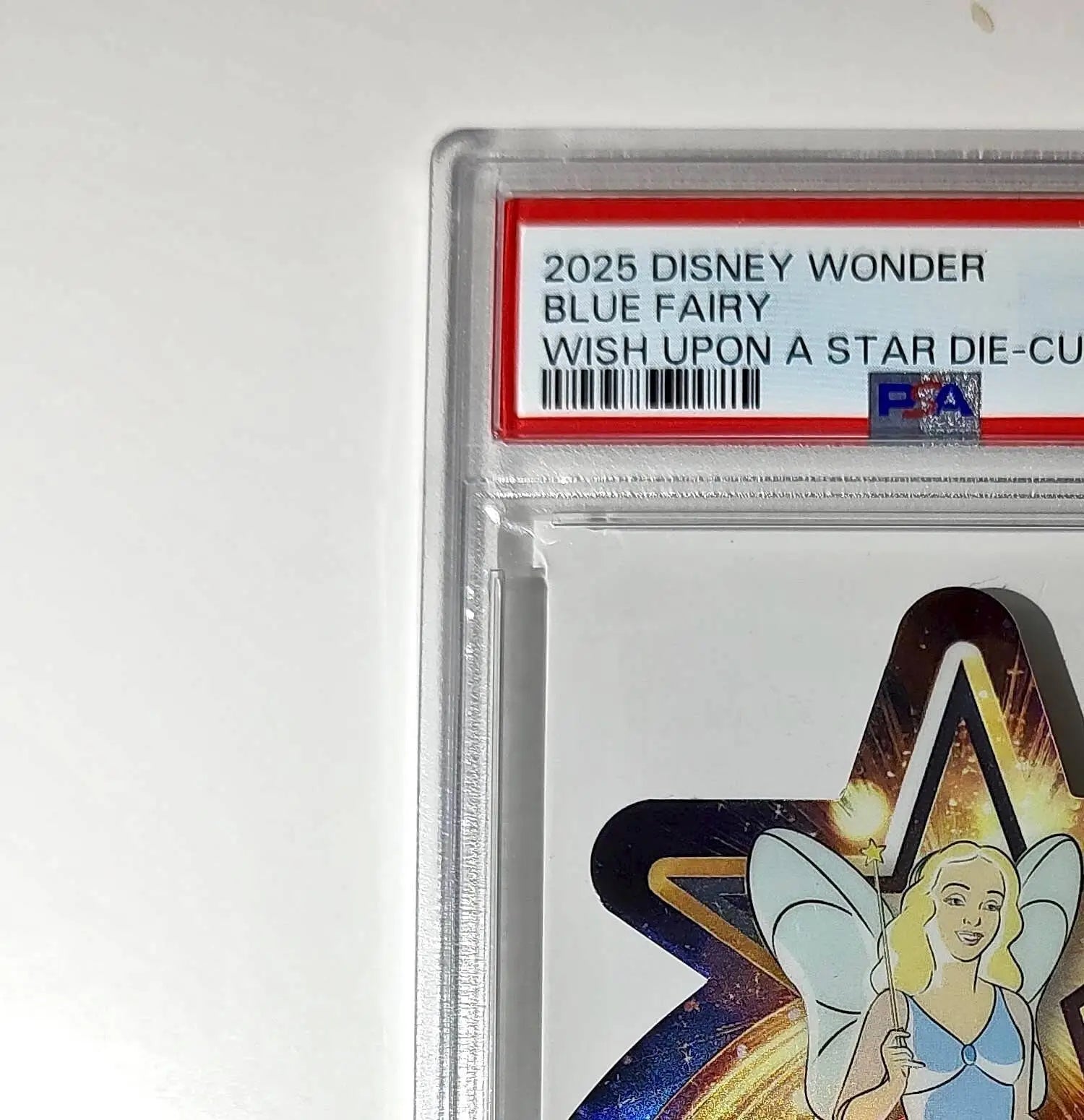 Blue Fairy 2025 Topps Chrome Disney #W-3 Wish Upon A Star Die Cut PSA 10 - Non-Sports Card Single