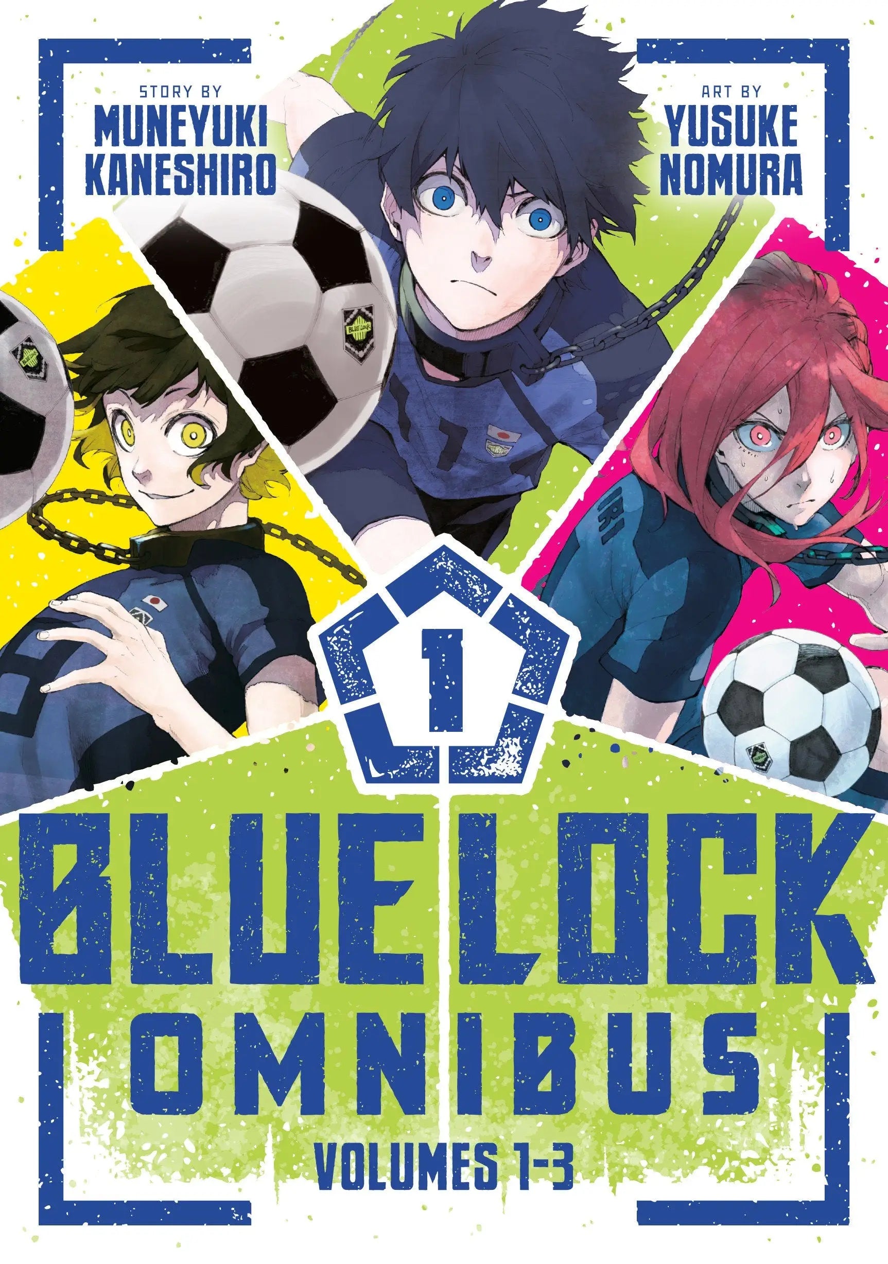 Blue Lock Omnibus 1 (Volume. 1 3) - Comic Book