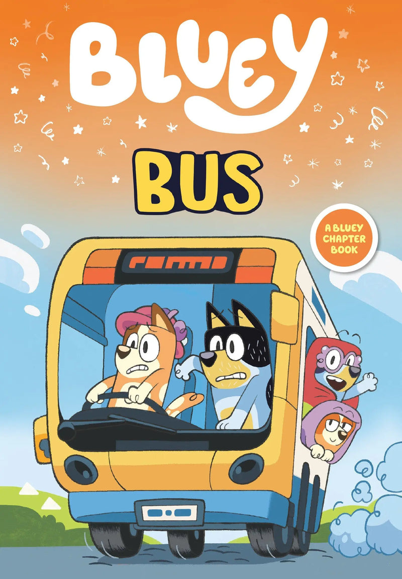 Bluey Bus chapter book featuring Bluey for young readers and bus adventures