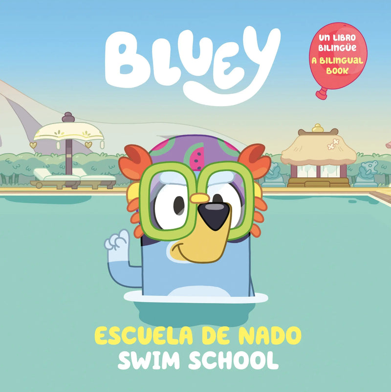 Bluey Swim School book cover for Bluey Swim School bilingual edition