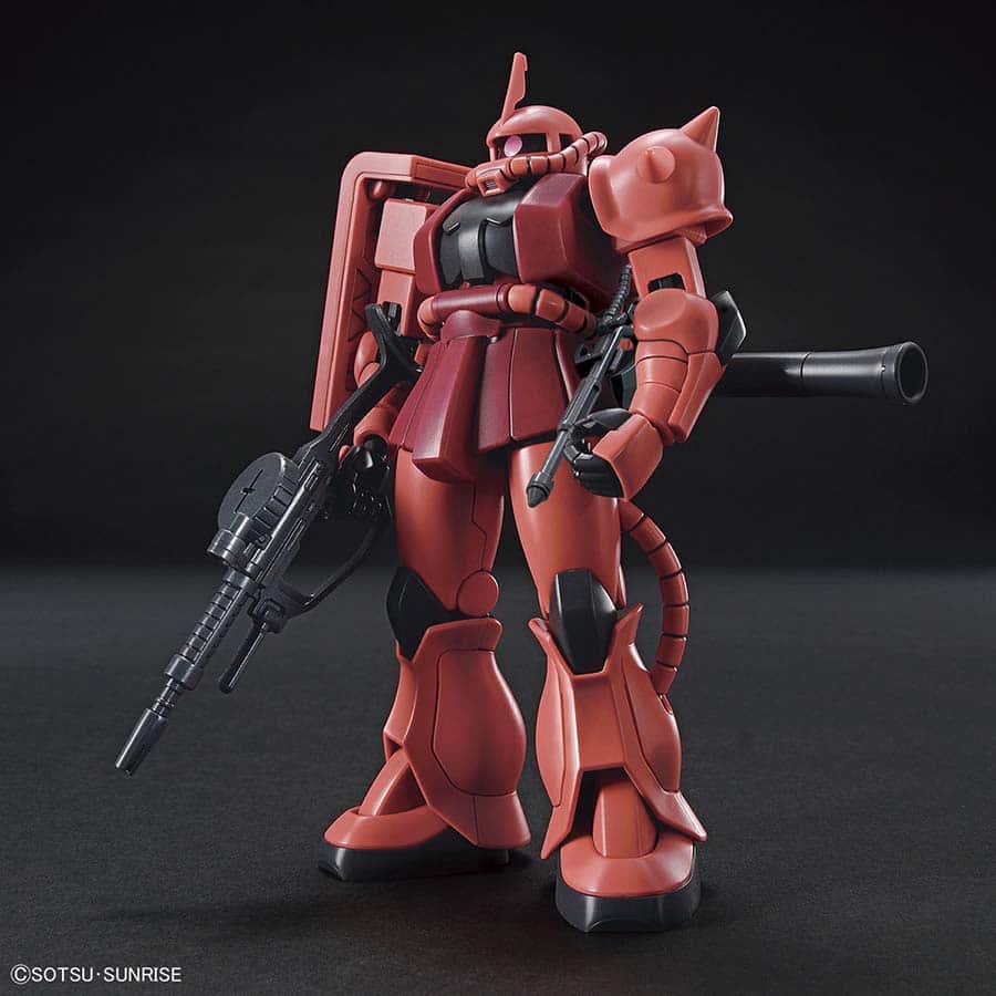 Bandai Mobile Suit Gundam MS-06S Char's Zaku II High Grade 1:144 Scale Model Kit