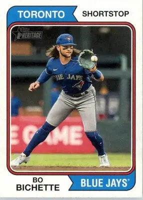 Bo Bichette - 2023 Topps Heritage - #360 - Baseball - Baseball Card Single