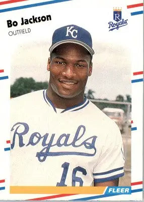 Bo Jackson - 1988 Fleer - #260 - Baseball - Baseball Card Single