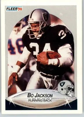 Bo Jackson - 1990 Fleer - #256 - Football - Football Card Single